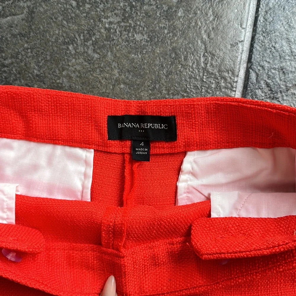 BANANA REPUBLIC Orange Shorts - Picture 5 of 6